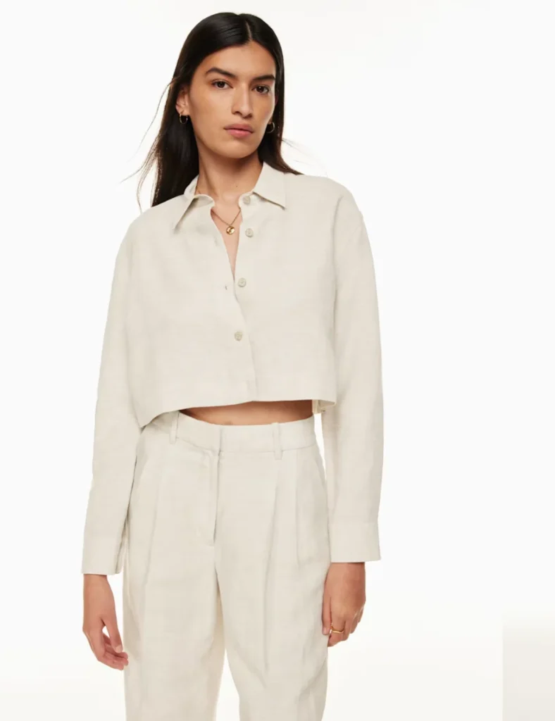 Featured image for Aritzia/Wilfred Chemise en lin "Proposal"  Sz S