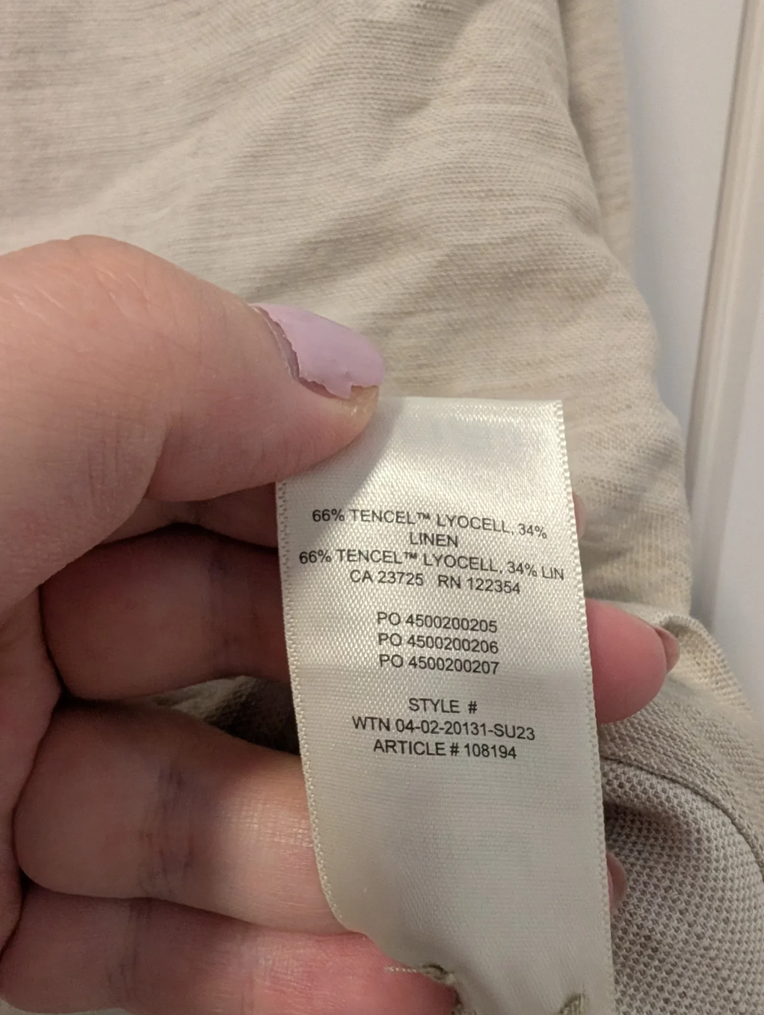 Image for Aritzia/Wilfred Chemise en lin "Proposal"  Sz S