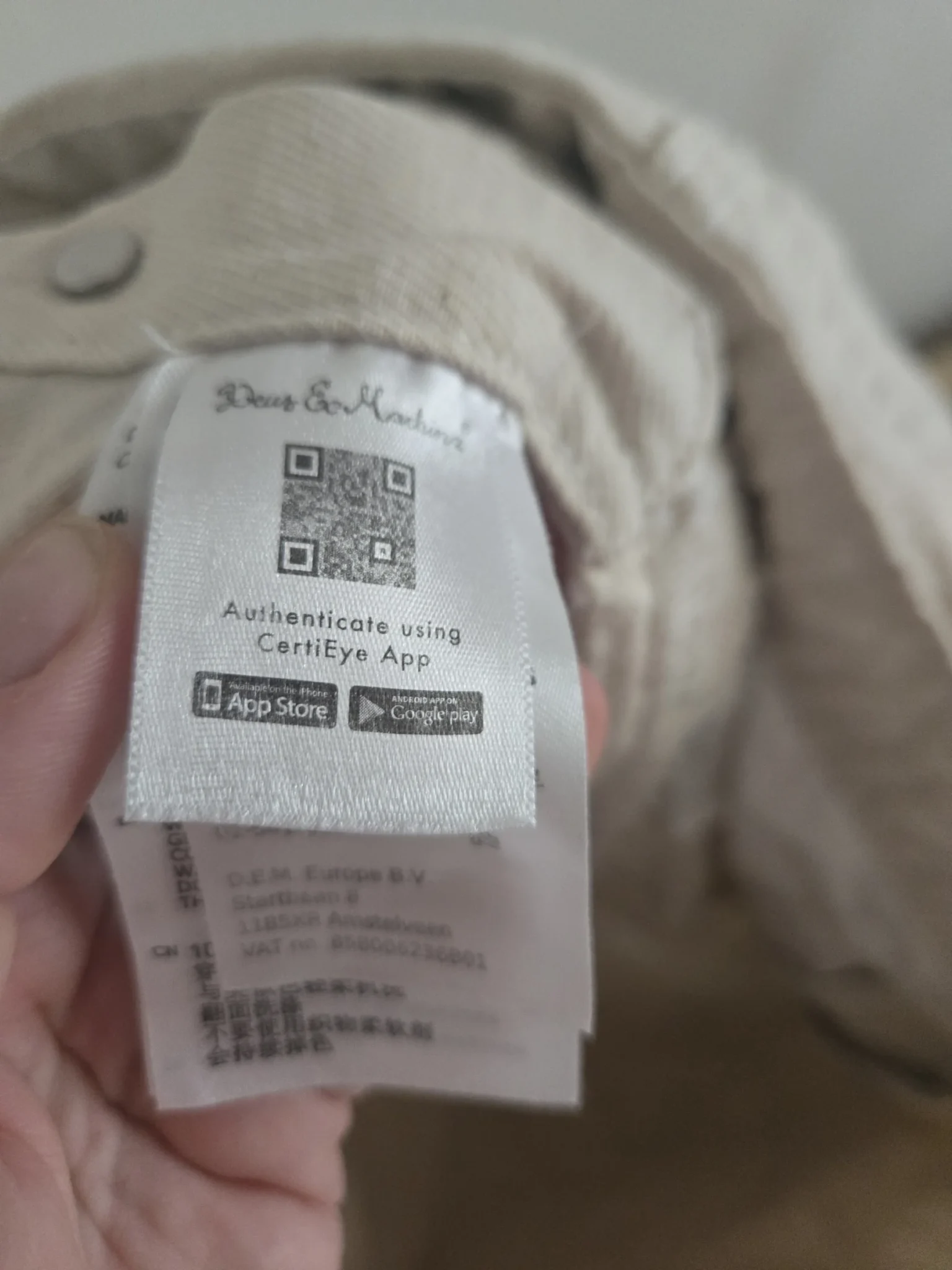Image for Deus Ex Machina overalls de coton