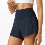 Featured thumbnail for lululemon Speed Up High-Waist Navy Shorts 4" Tall