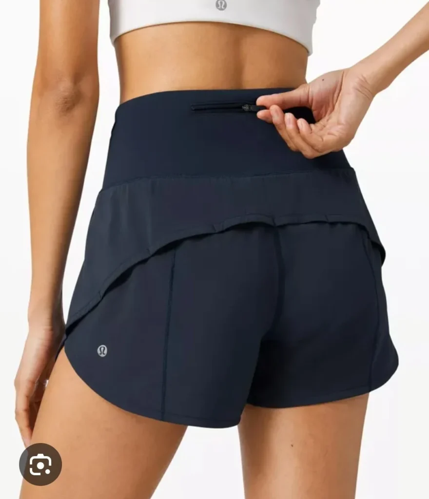 Image for lululemon Speed Up High-Waist Navy Shorts 4" Tall