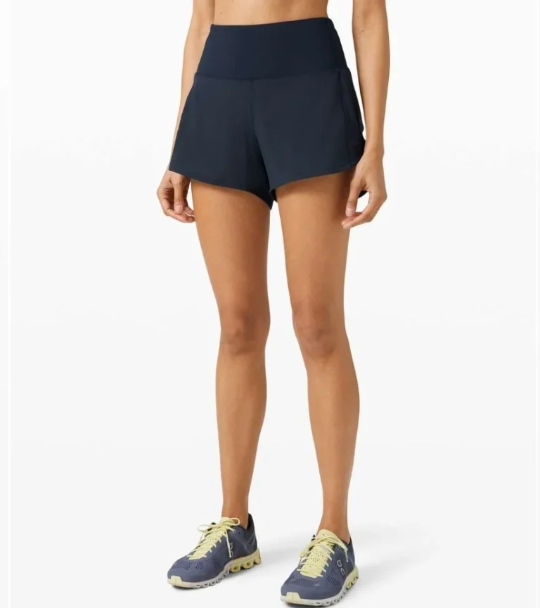 Image for lululemon Speed Up High-Waist Navy Shorts 4" Tall