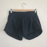 Thumbnail for lululemon Speed Up High-Waist Navy Shorts 4" Tall