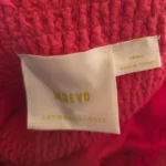 Thumbnail for Anthropologie Maeve Robe Mini Manches Bouffantes Encolure Cœur Rouge Taille Small