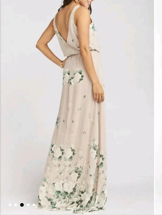 Image for Show Me Your Mumu Robe Longue Fleurie Taille Moyenne