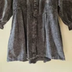 Thumbnail for Free People We The Free Hannah Robe mini en denim noir pour femme taille Small