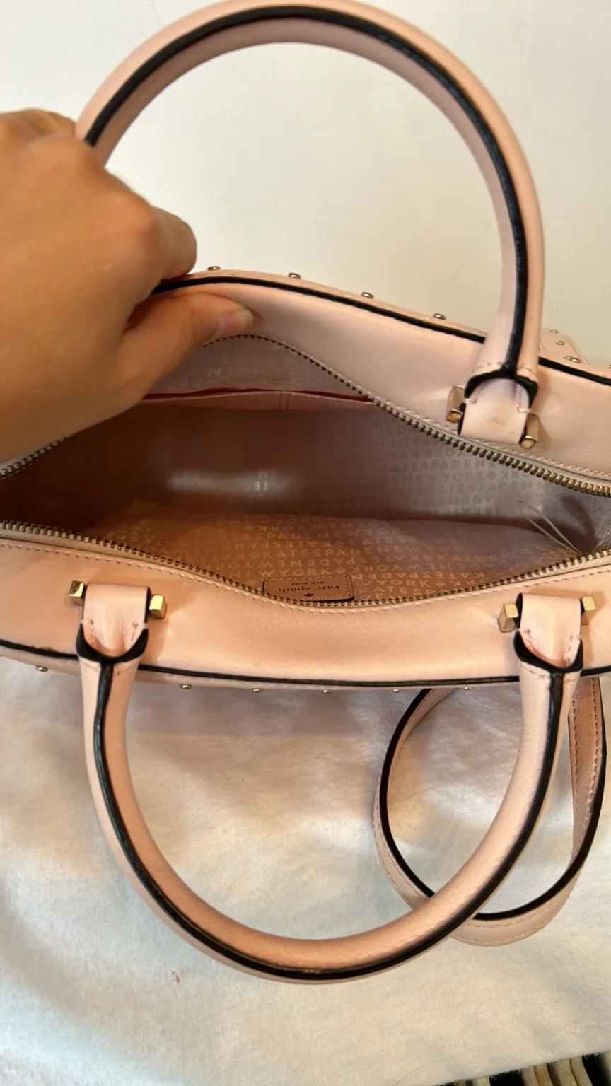 Image for Sac à main Kate Spade rose poudré – excellent état