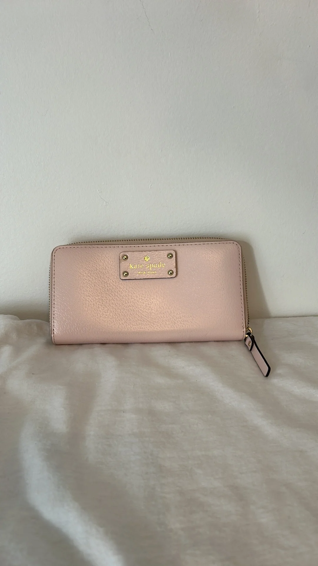 Portefeuille Kate Spade New York rose poudré – excellent état Kate Spade seconde main