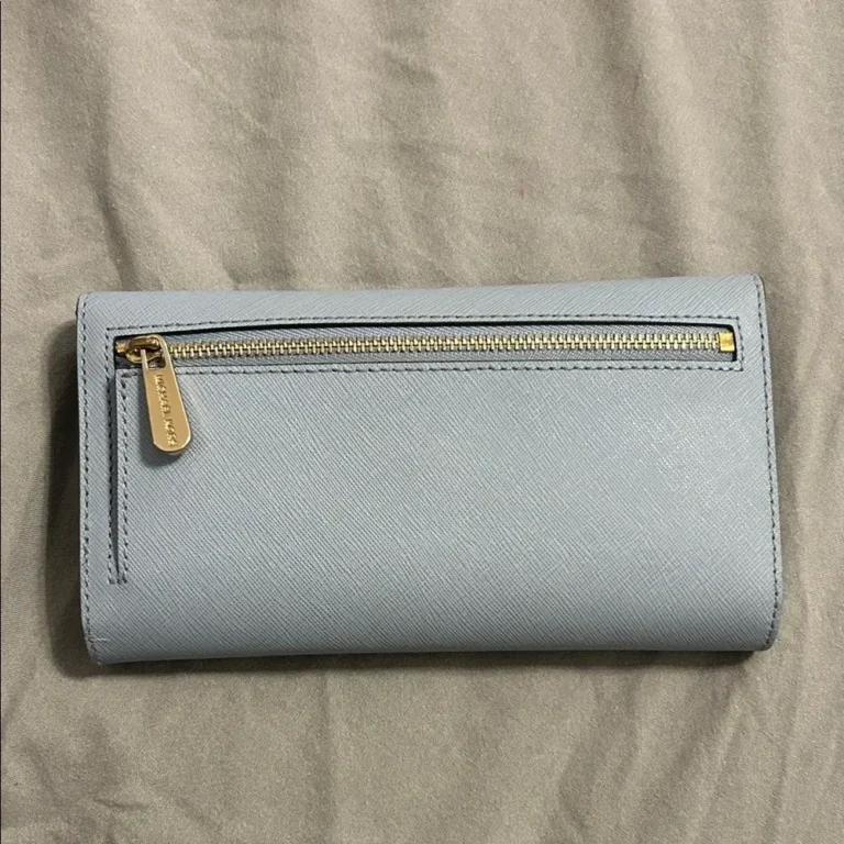Image for ✨ Portefeuille continental Michael Kors Jet Set Travel en cuir Saffiano