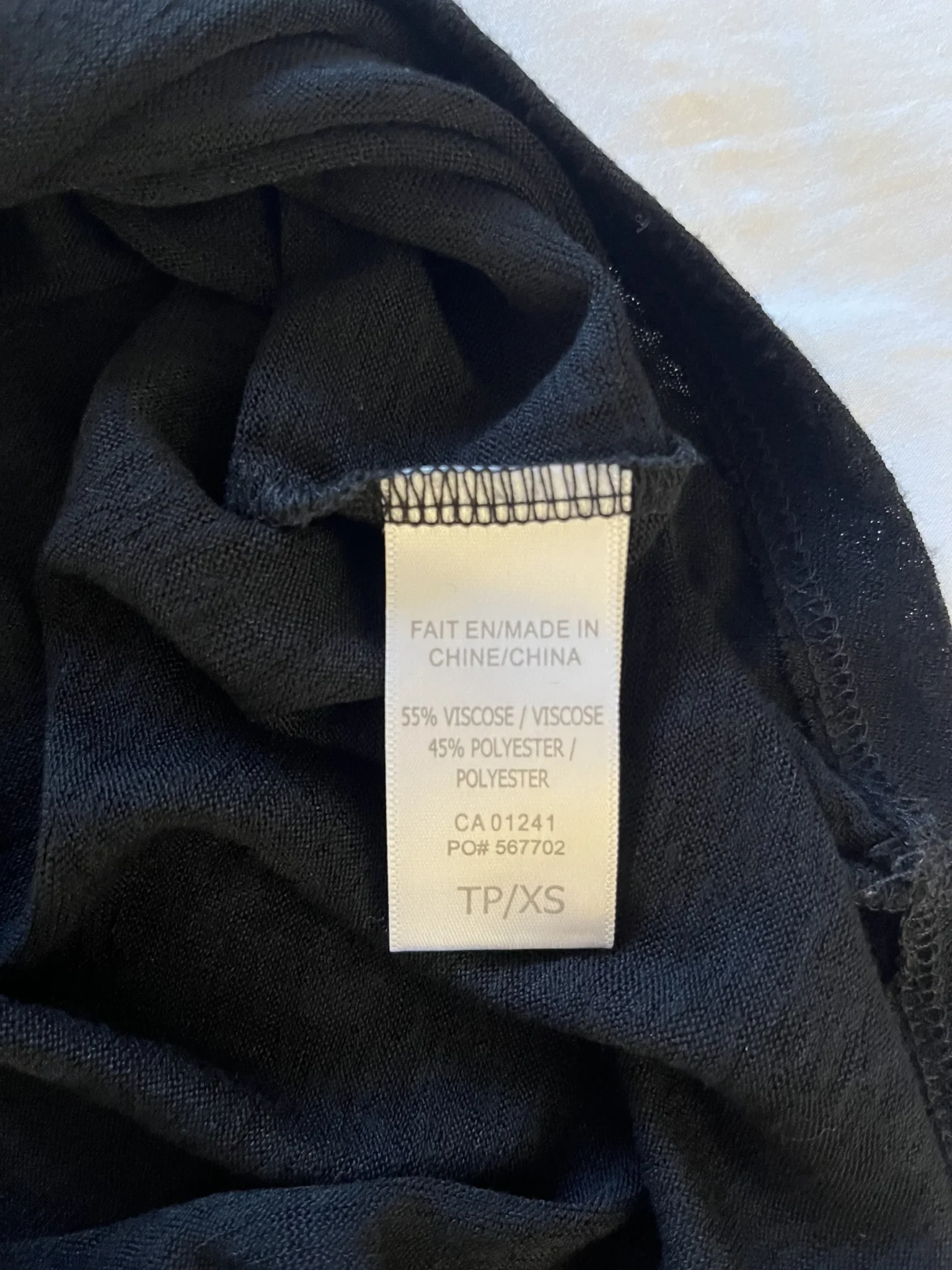 Image for Camisole légère noire