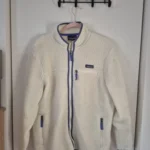 Featured thumbnail for Veste Patagonia blanche et bleu XL