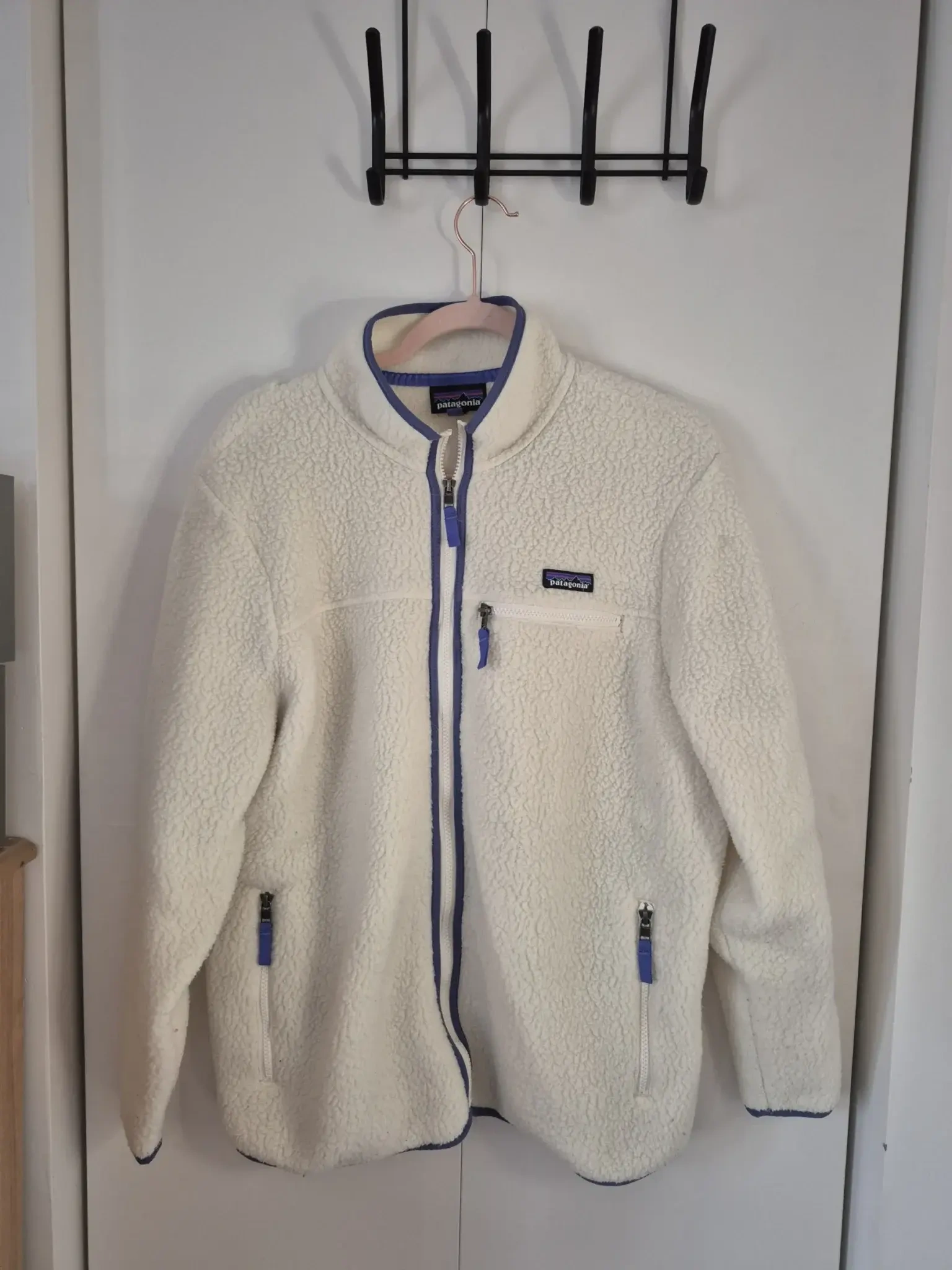 Veste Patagonia blanche et bleu XL Patagonia seconde main