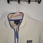 Thumbnail for Veste Patagonia blanche et bleu XL