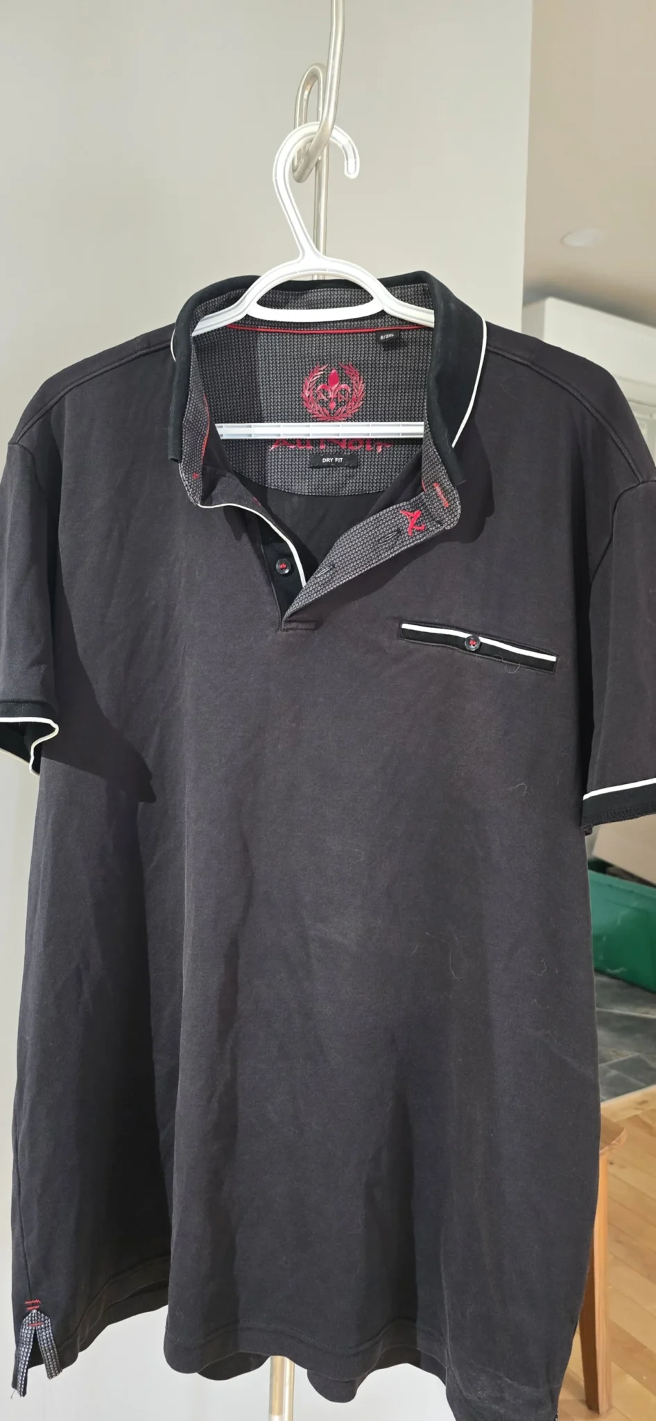 Featured image for Black polo shirt