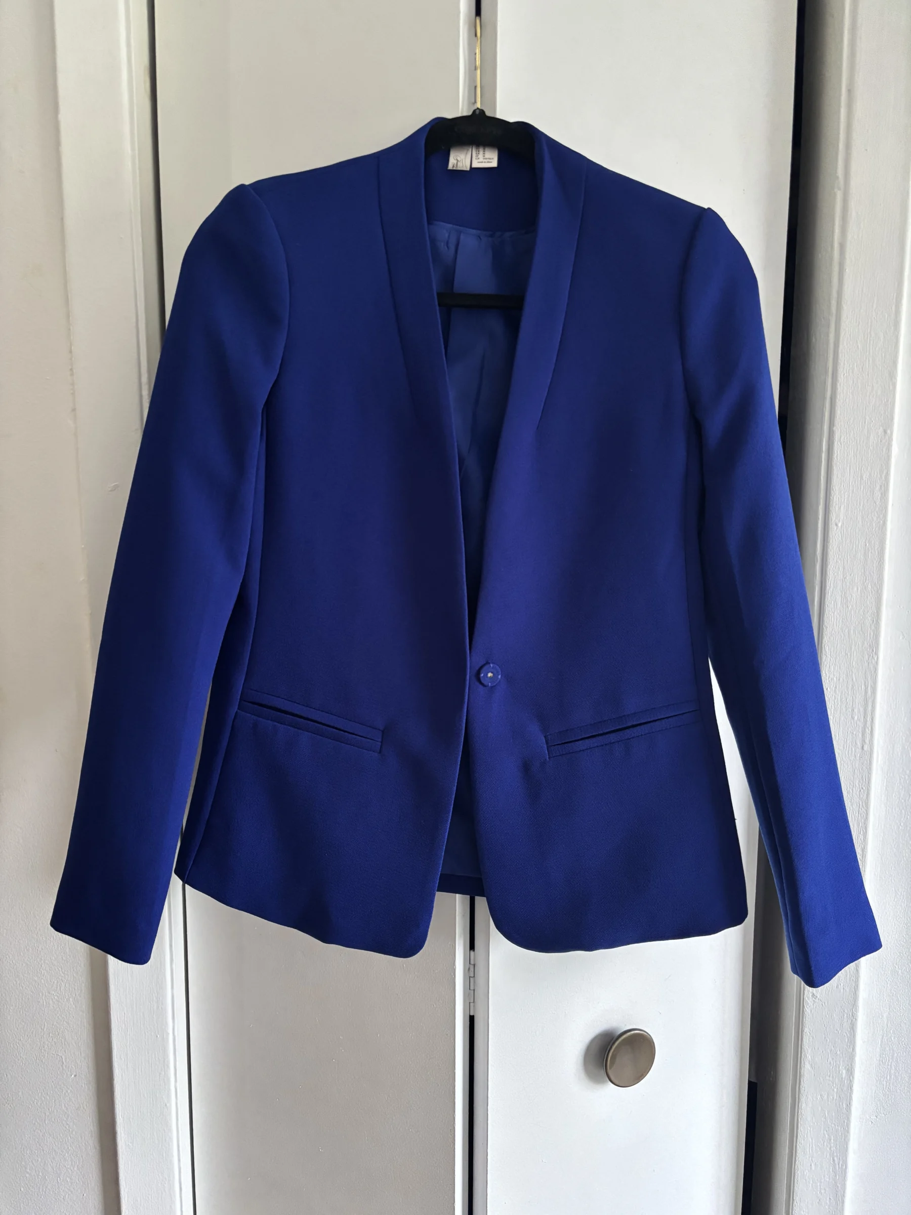 Veston bleu cobalt Forever XXI seconde main