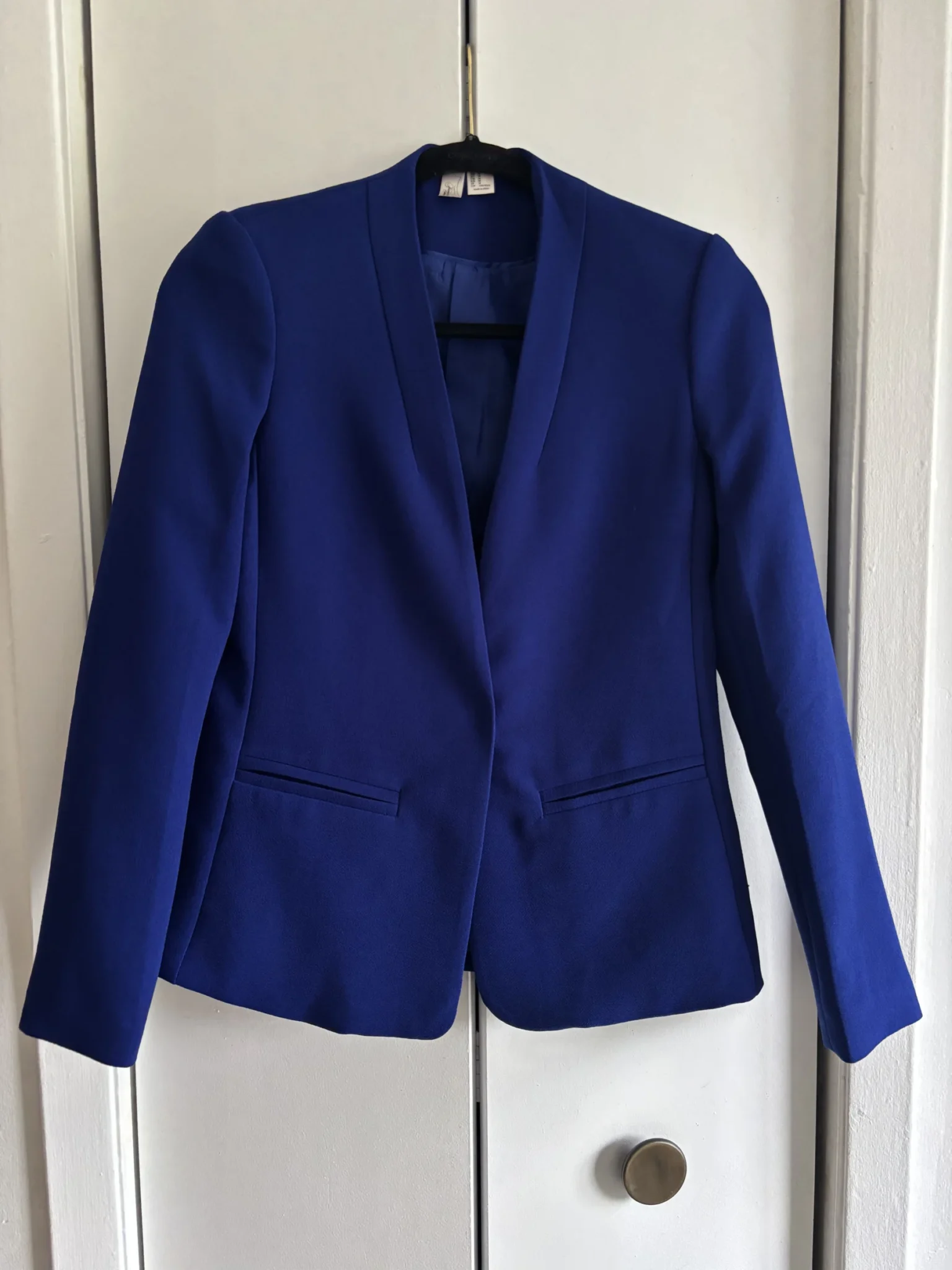 Image for Veston bleu cobalt