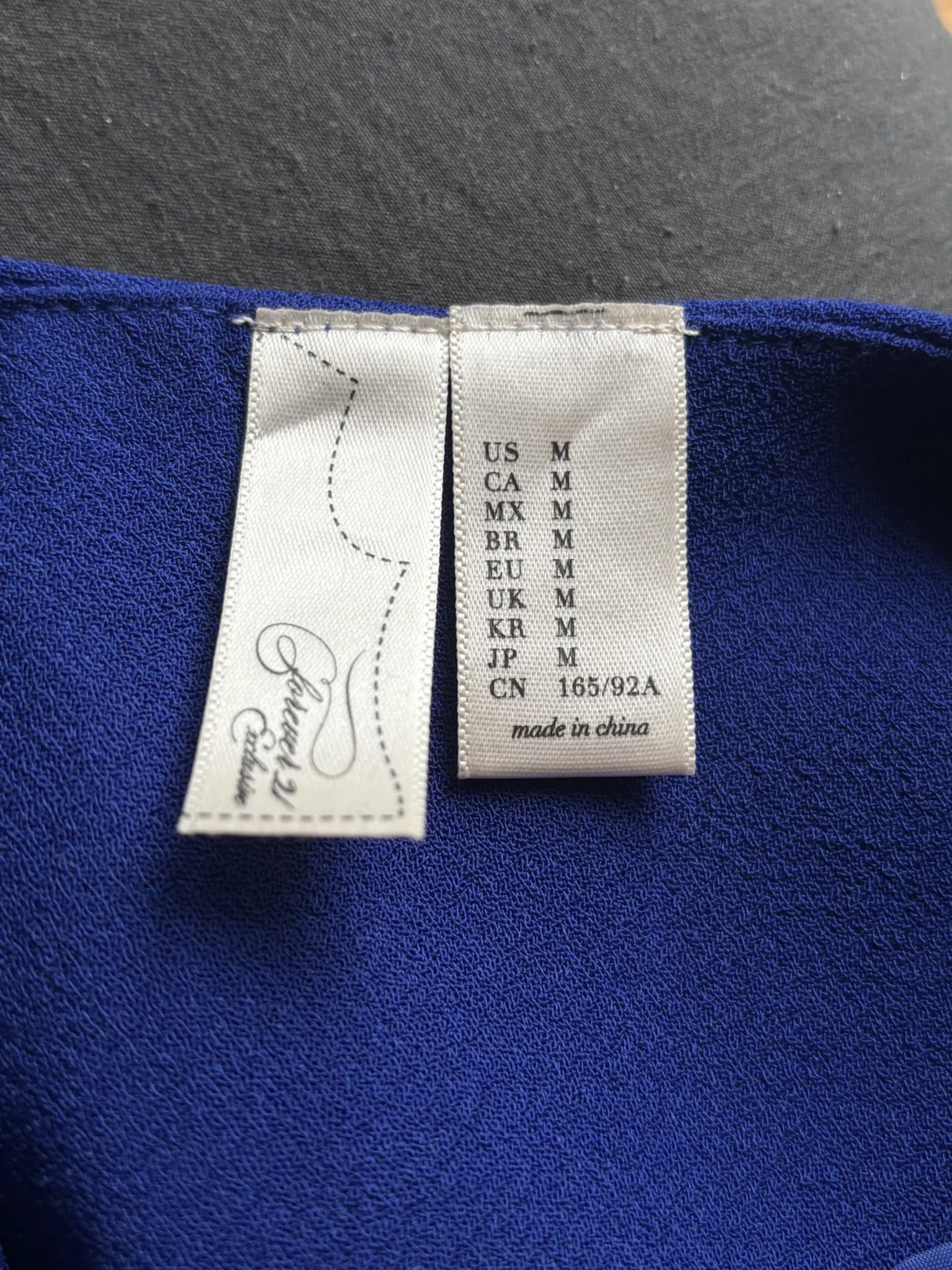 Image for Veston bleu cobalt