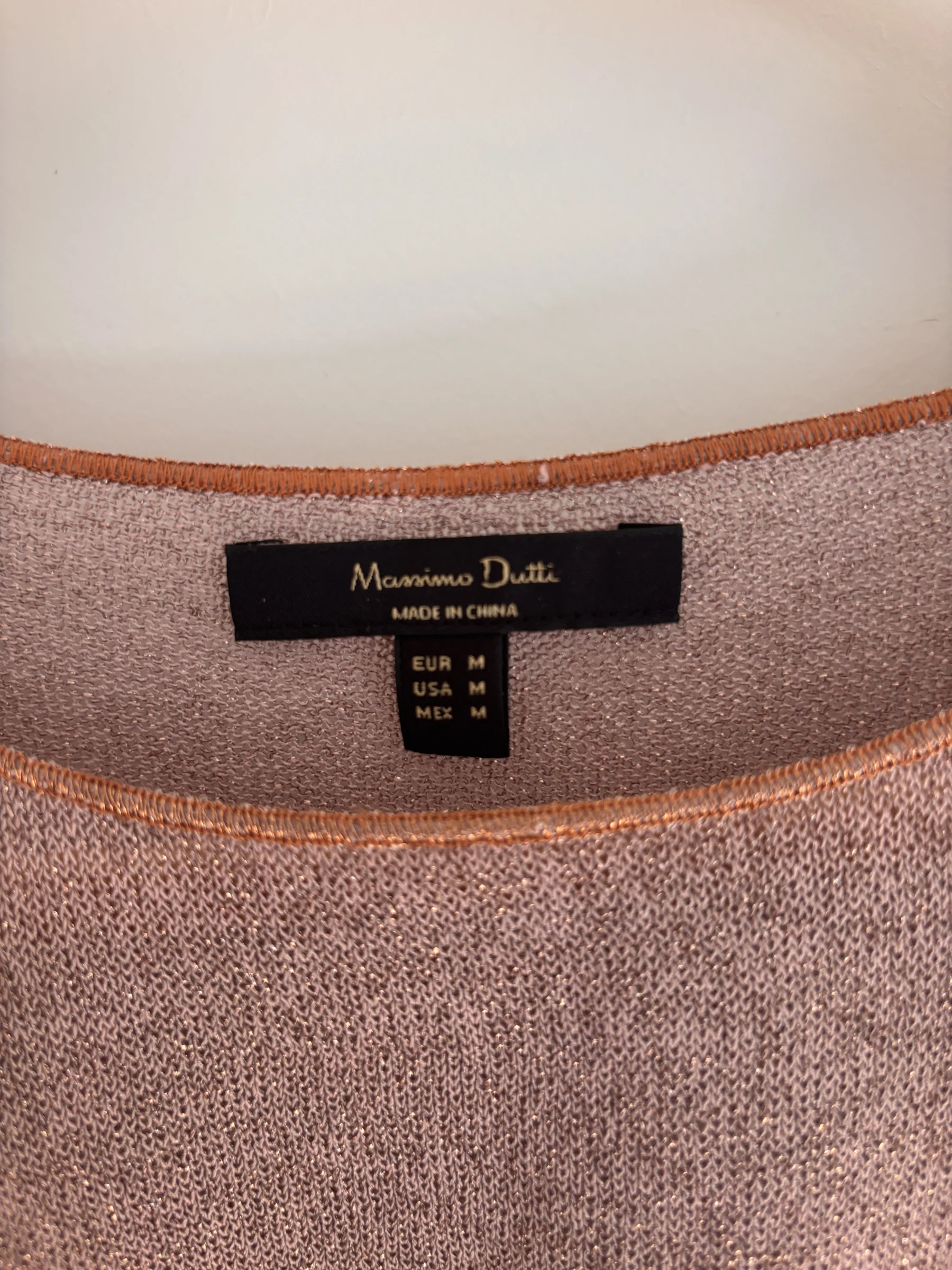 T-shirt maille Massimo Dutti seconde main