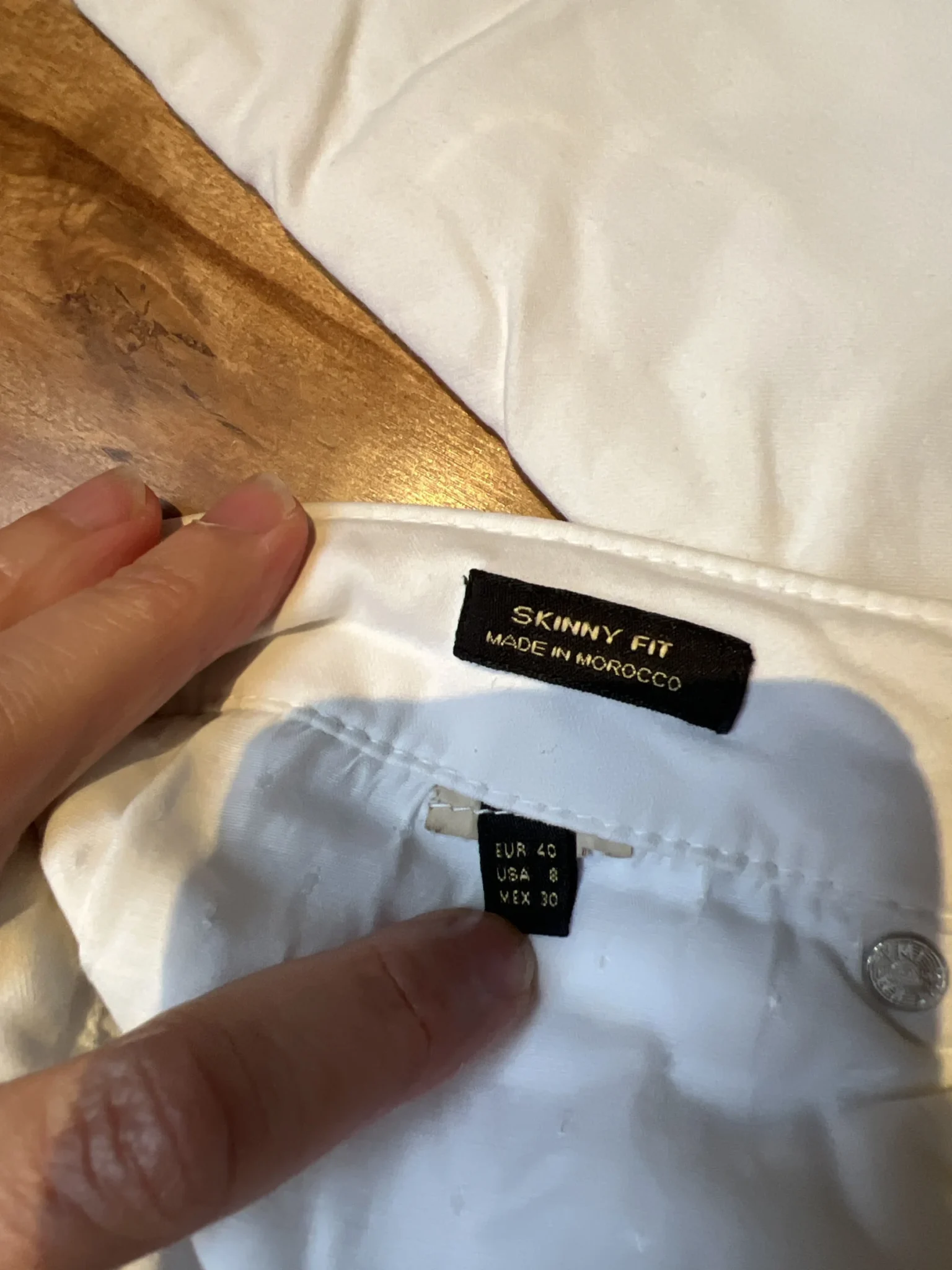 Image for Jeans blanc stretch skinny