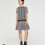 Featured thumbnail for Zara/Robe en crochet Sz S
