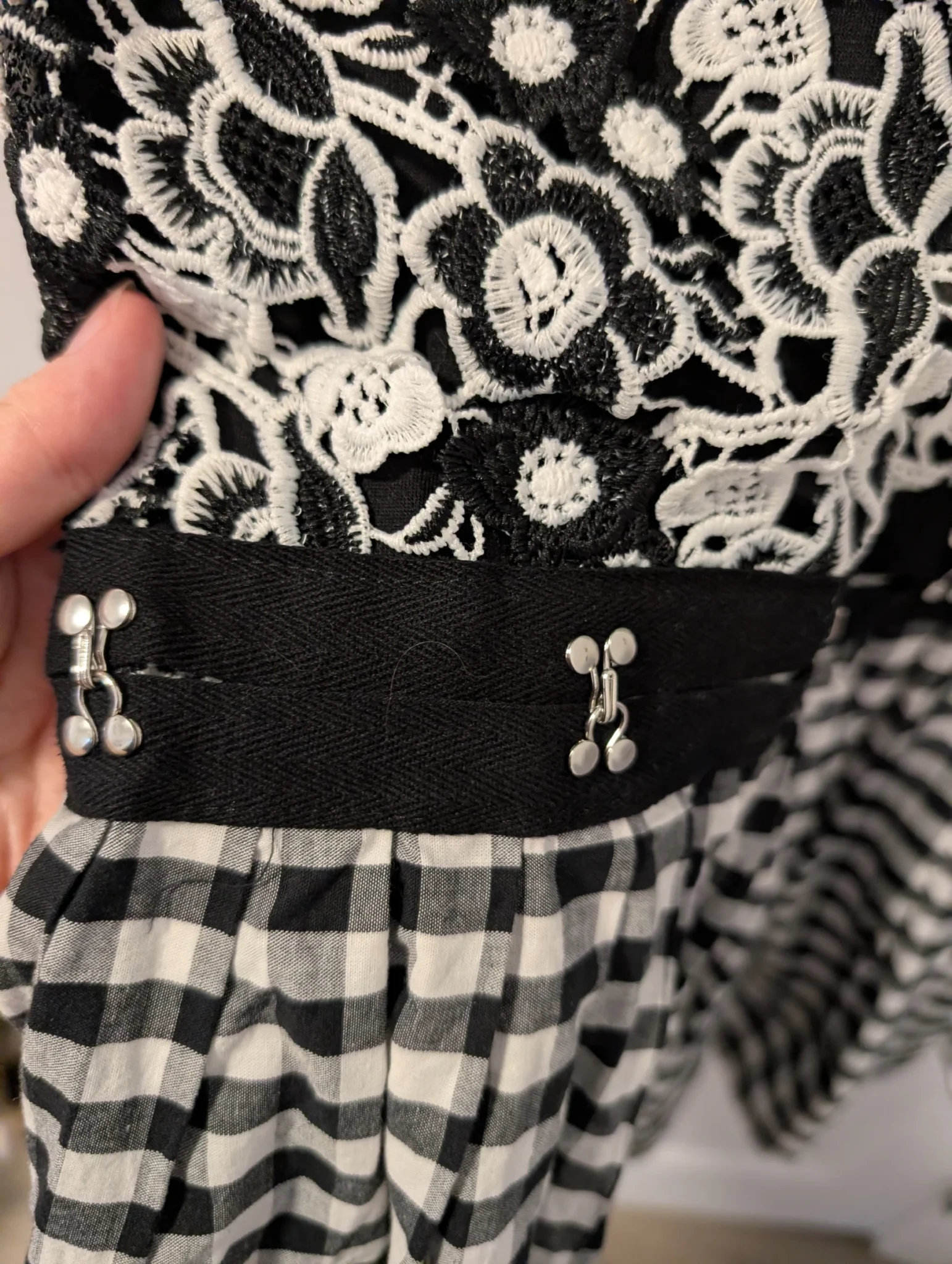 Image for Zara/Robe en crochet Sz S