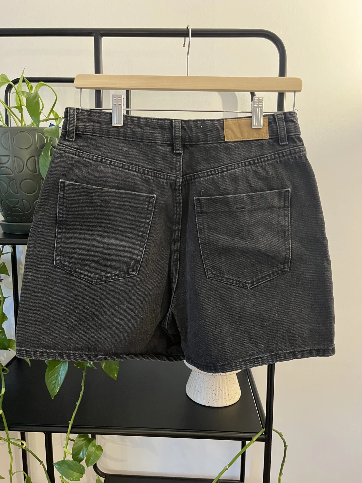 Image for Short de jeans noire