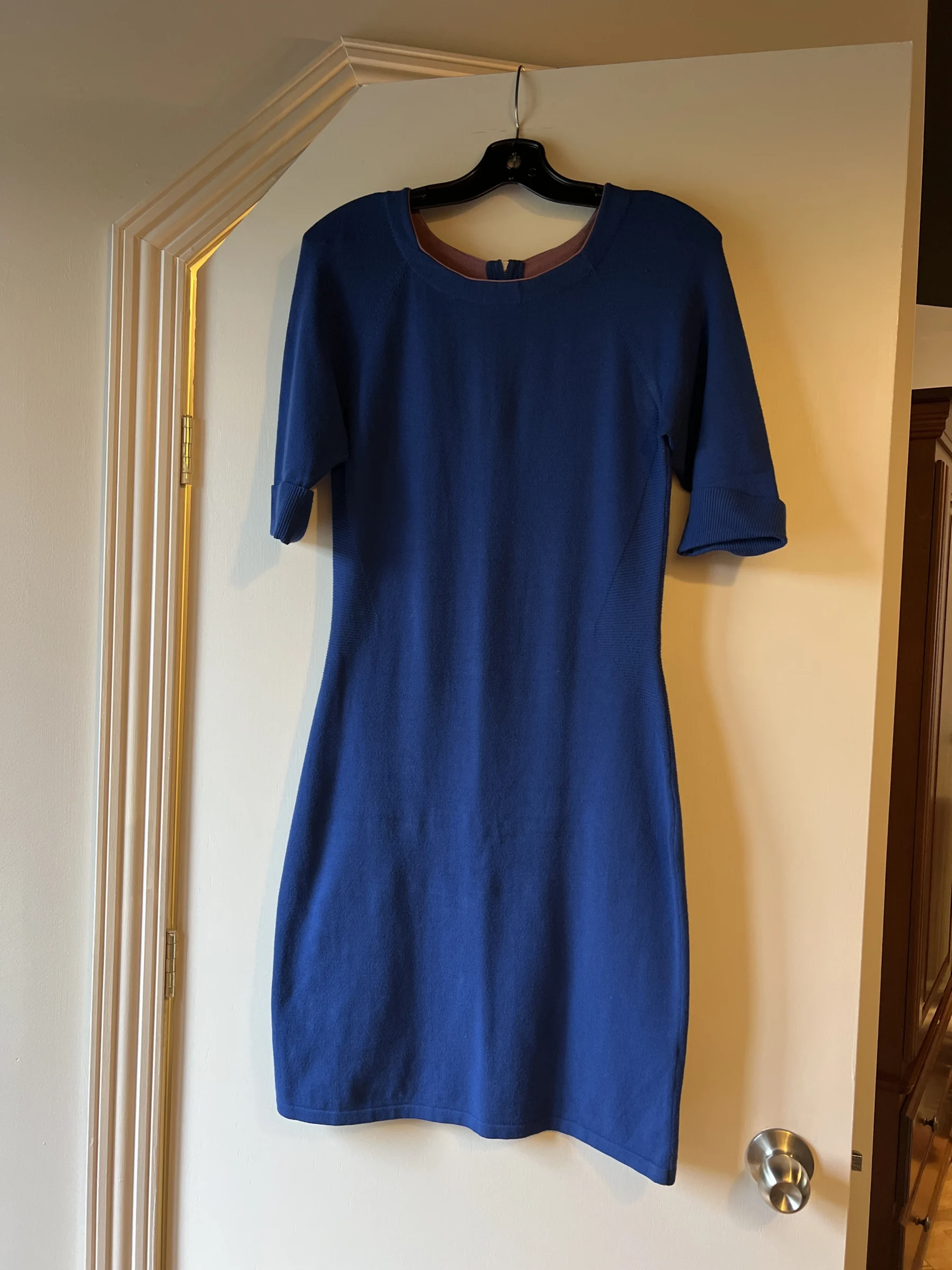 Robe bleue mi-longue Mexx seconde main