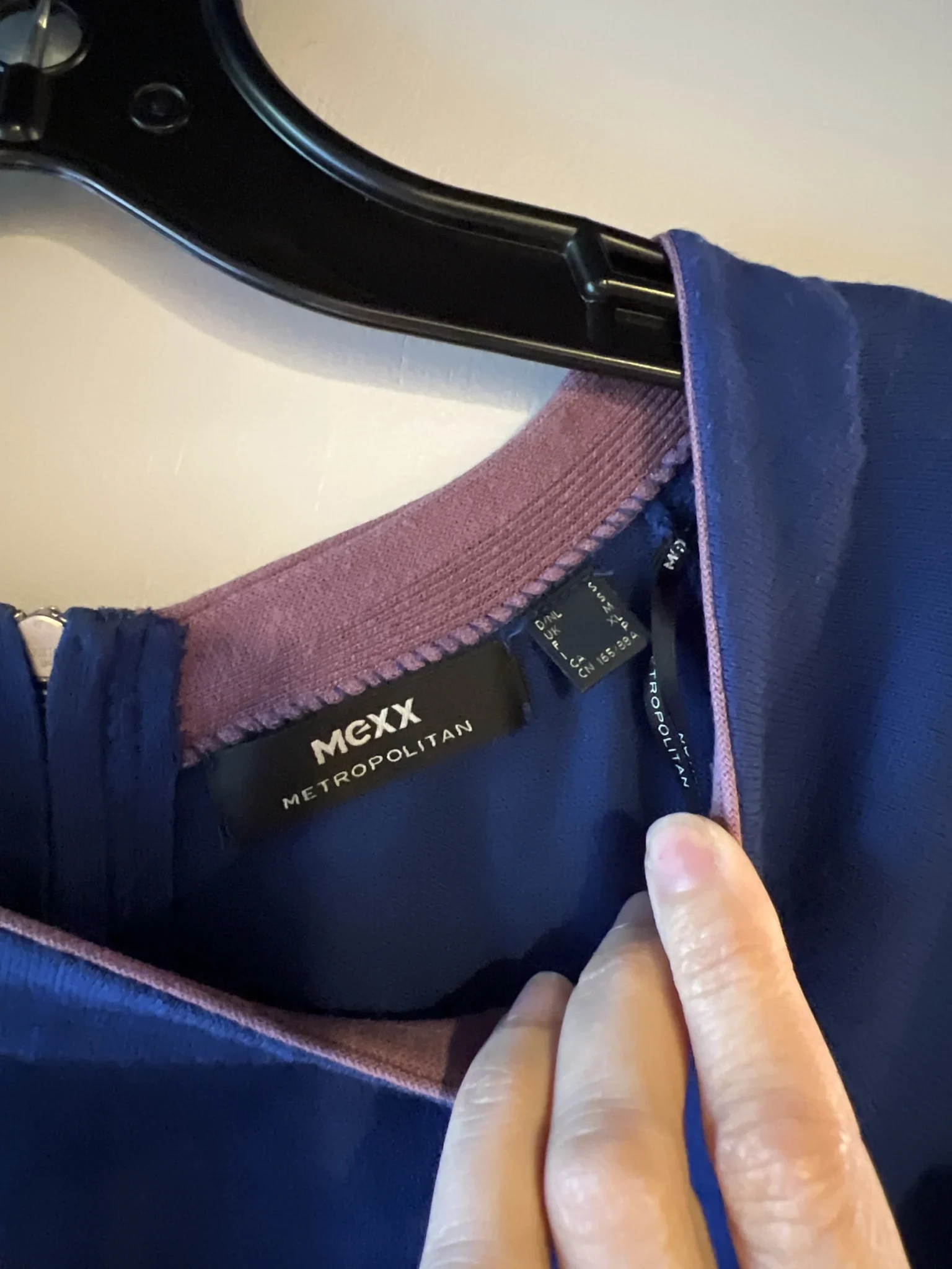 Image for Robe bleue mi-longue