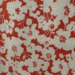Thumbnail for T-shirt Lauren Ralph Lauren rouge-orangé à fleurs en coton stretch, col bateau, taille M