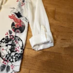 Thumbnail for Blouse diaphane blanc cassé