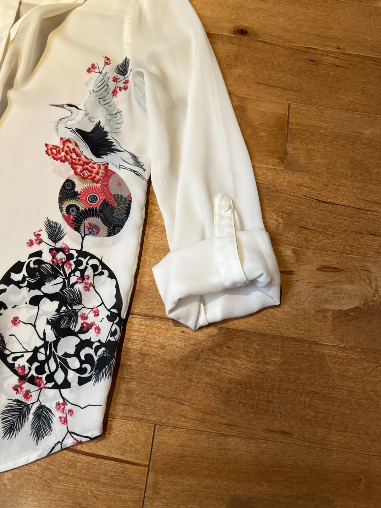 Image for Blouse diaphane blanc cassé