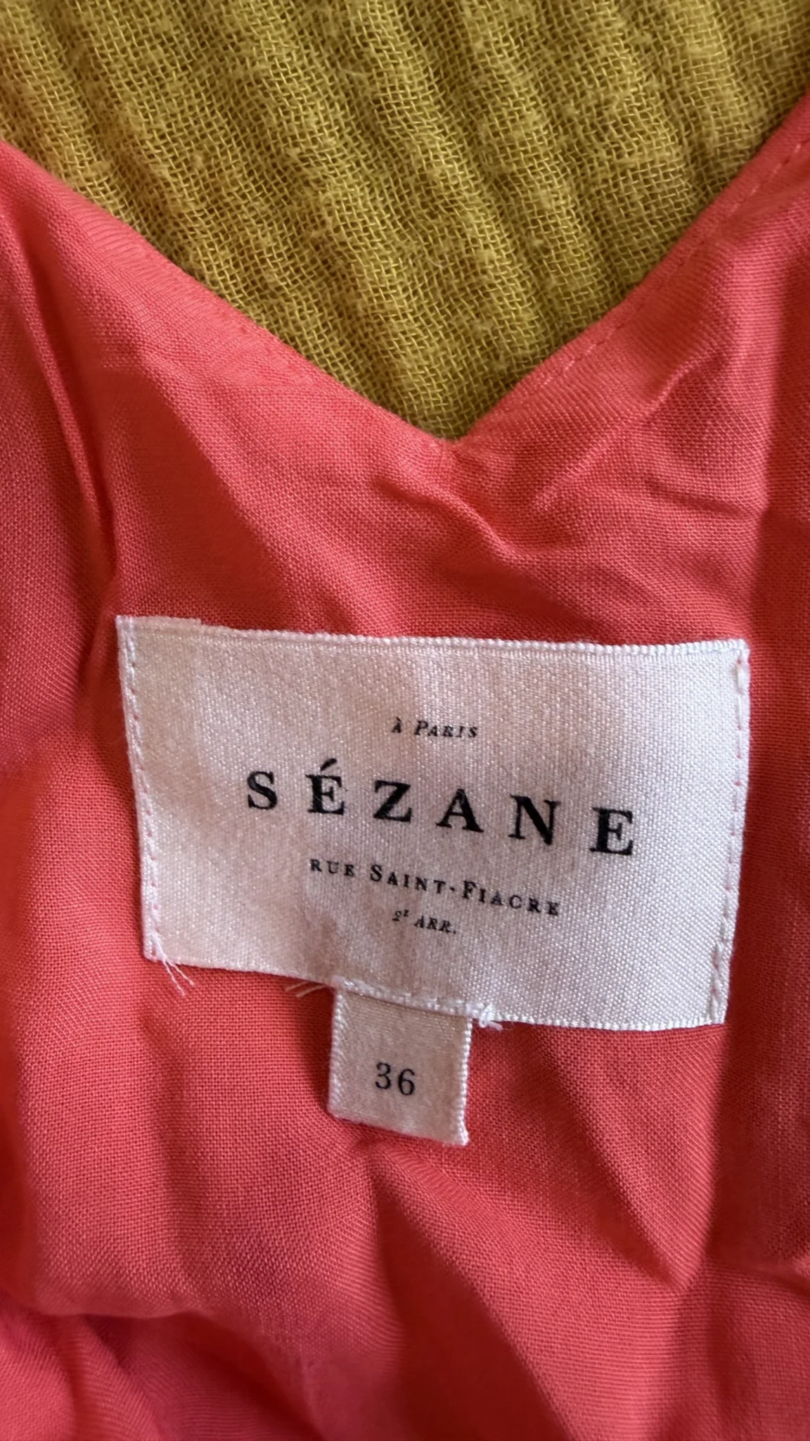 Image for Blouse Sézane neuve en soie - S