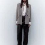 Thumbnail for Veste Blazer Gris