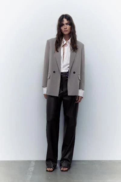 Image for Veste Blazer Gris