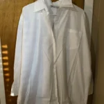 Featured thumbnail for Robe chemise blanche oversize