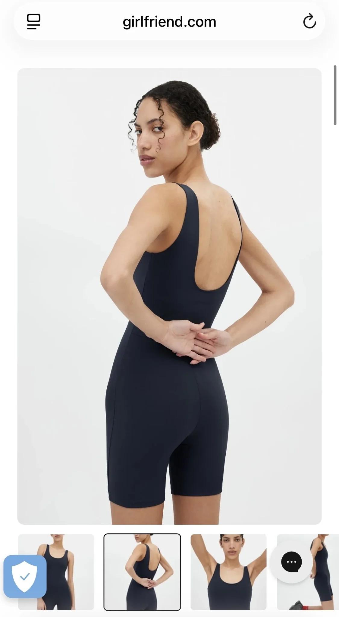 Image for Girlfriend Collective cycling jumpsuit