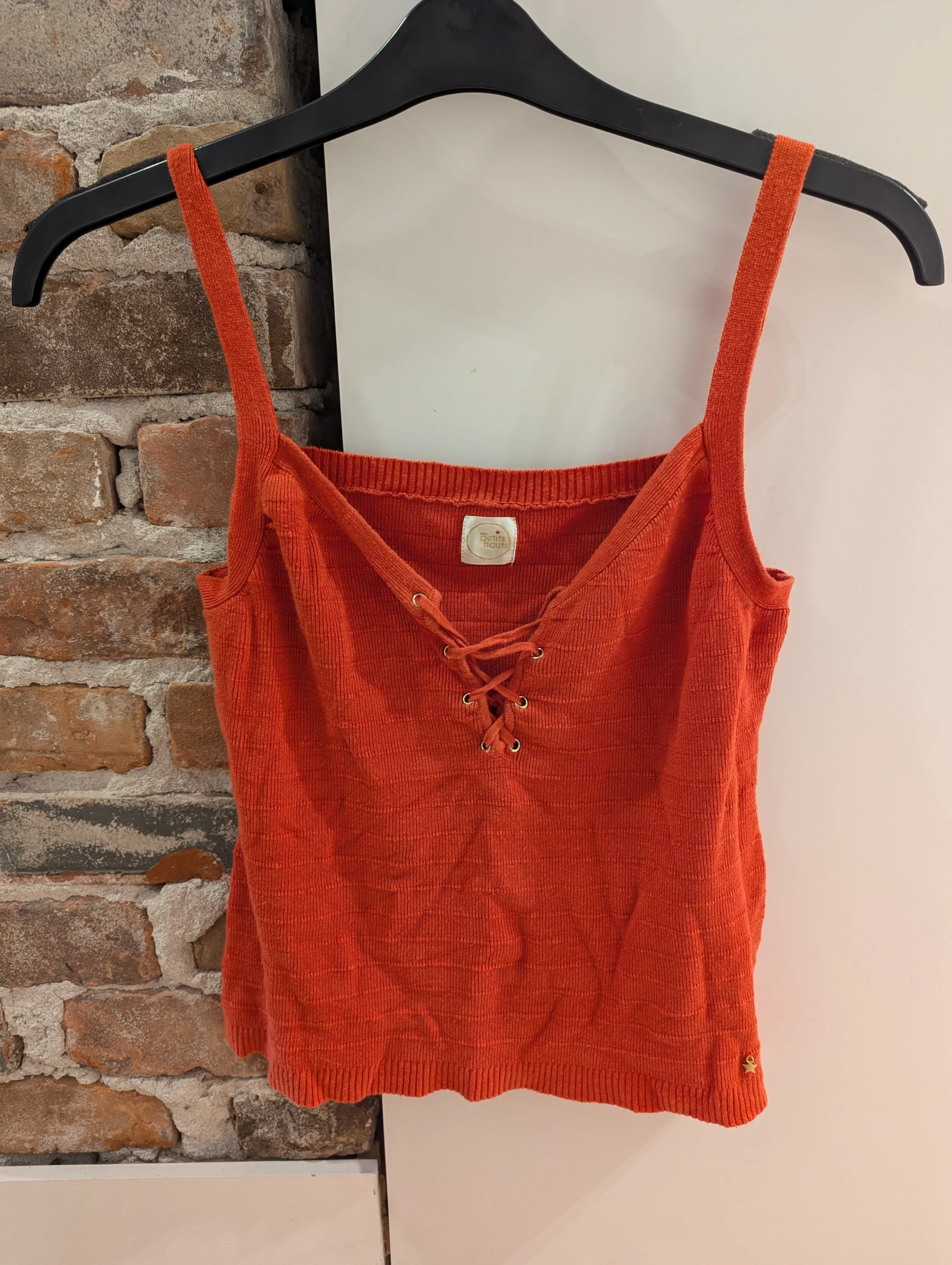 Camisole orange Des Petits Hauts seconde main