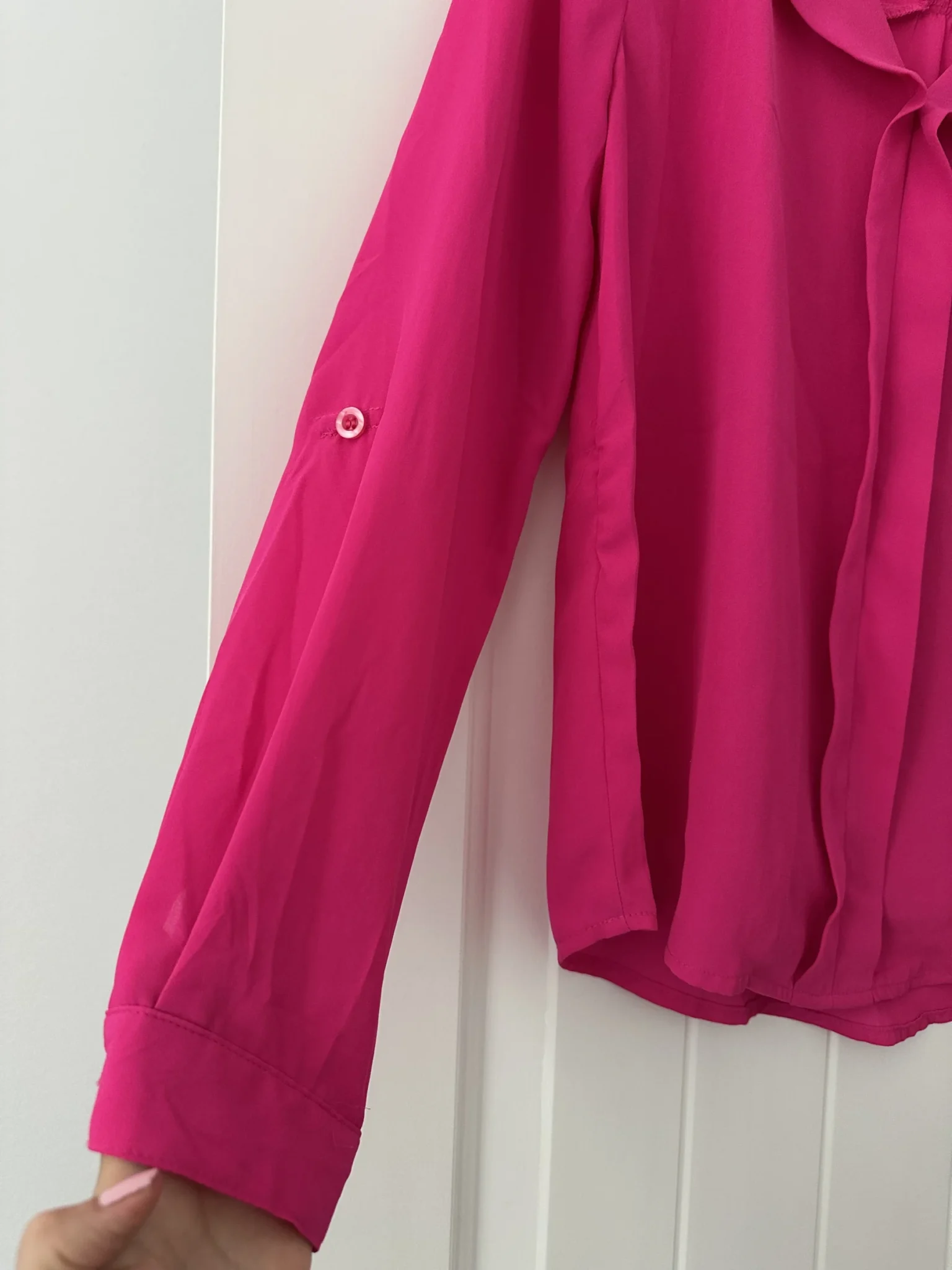 Image for Blouse rose fuchsia