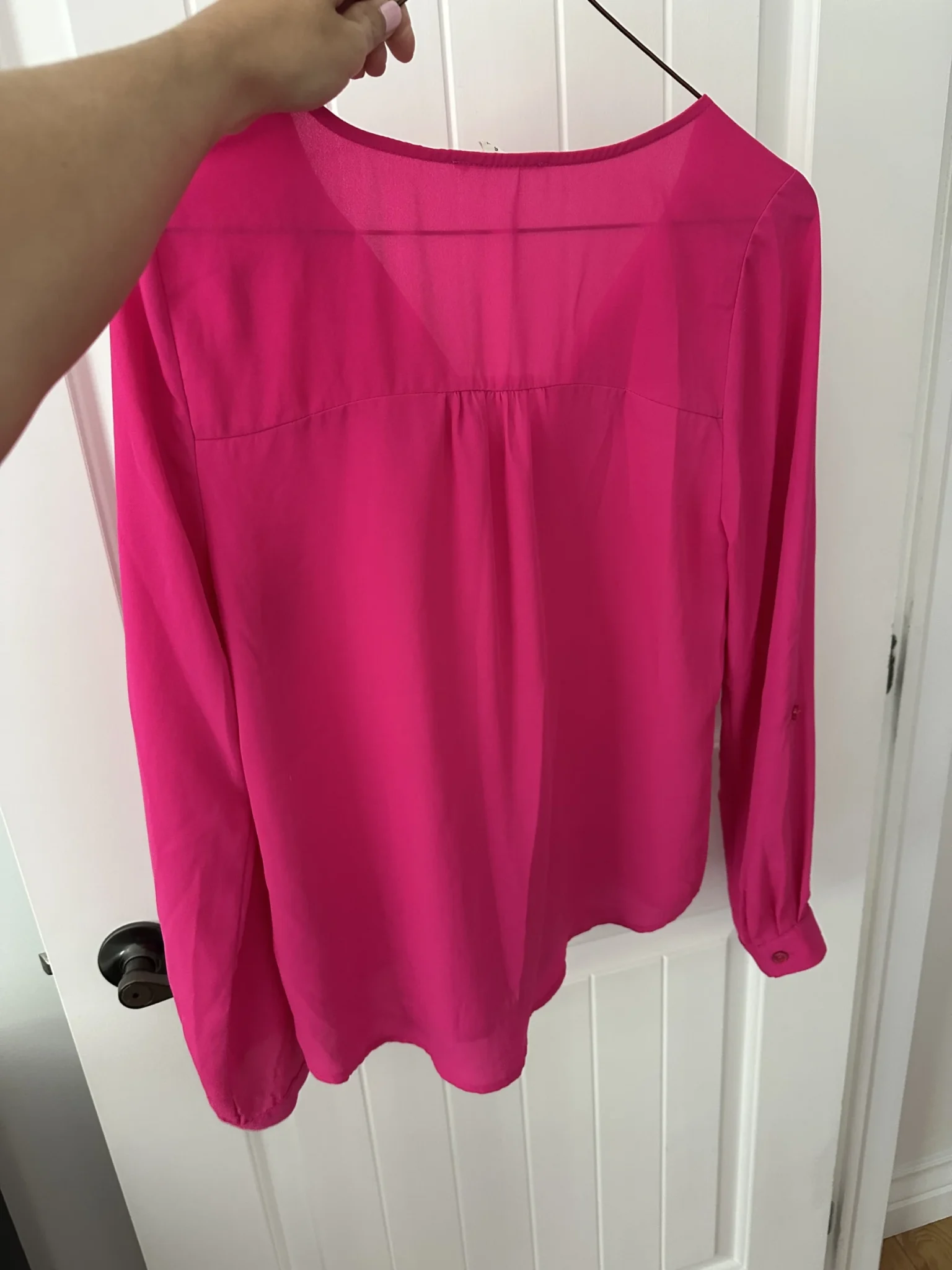 Image for Blouse rose fuchsia