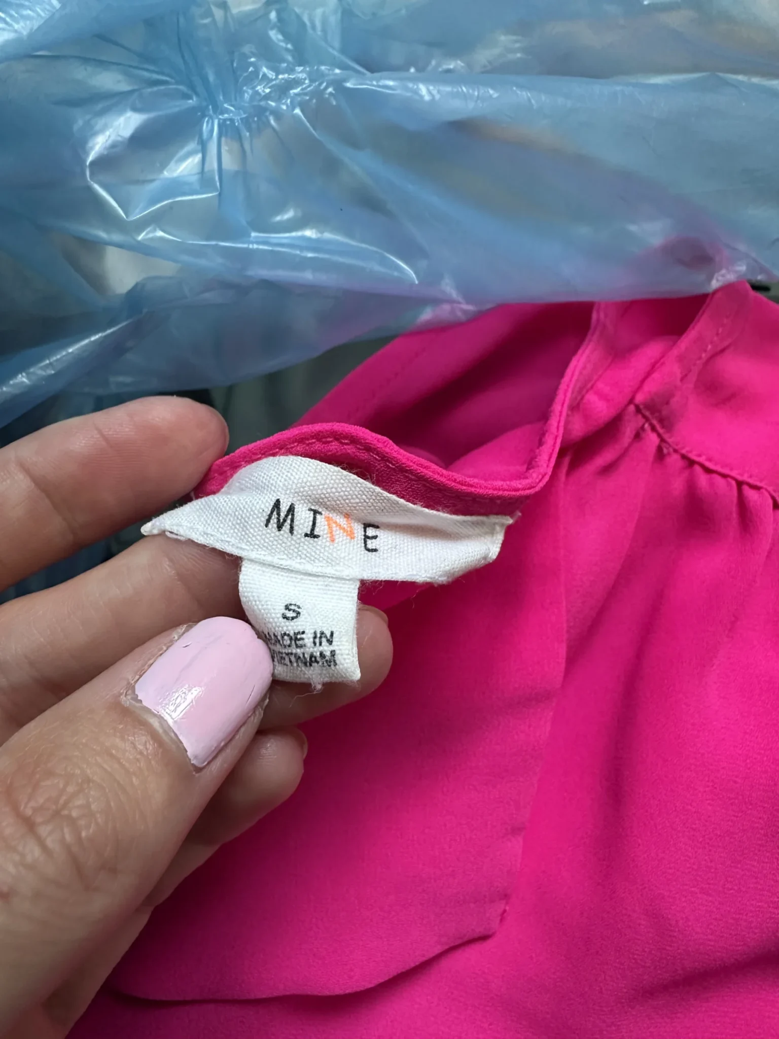 Image for Blouse rose fuchsia