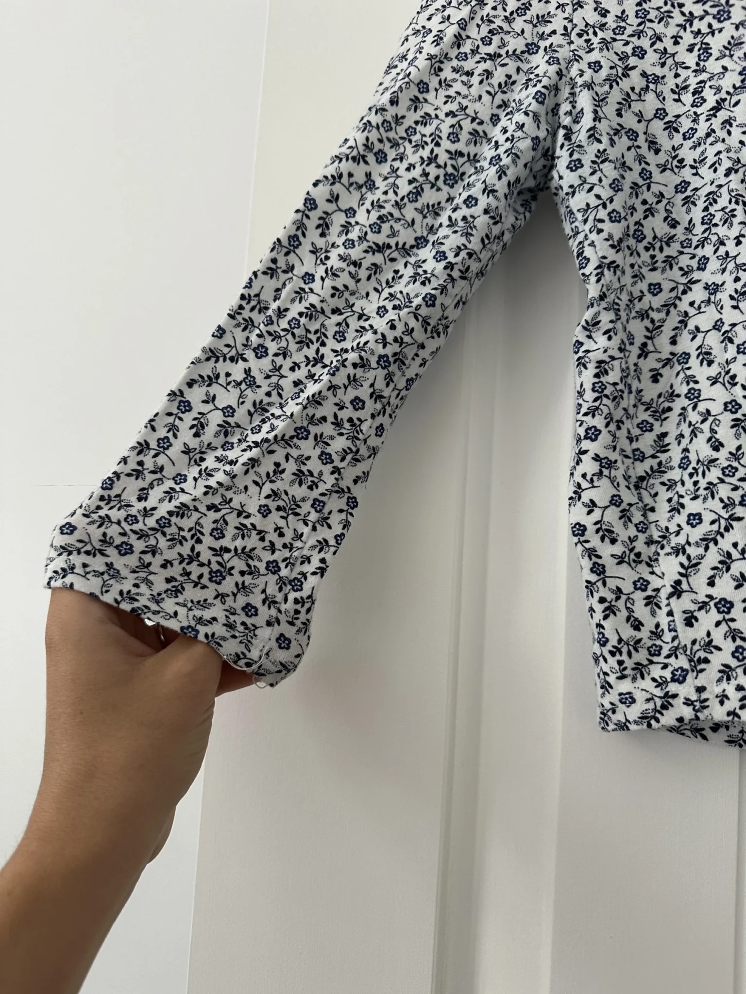 Image for Chandail fleuri crop top