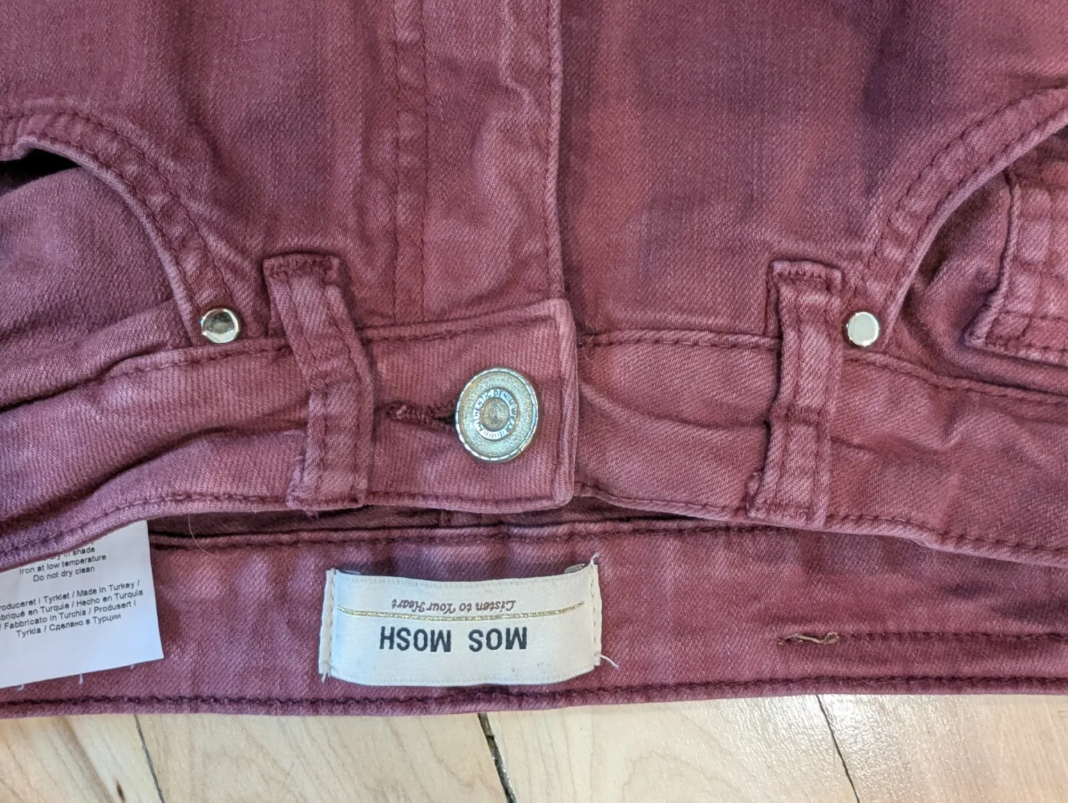 Image for Jean skinny bourgogne