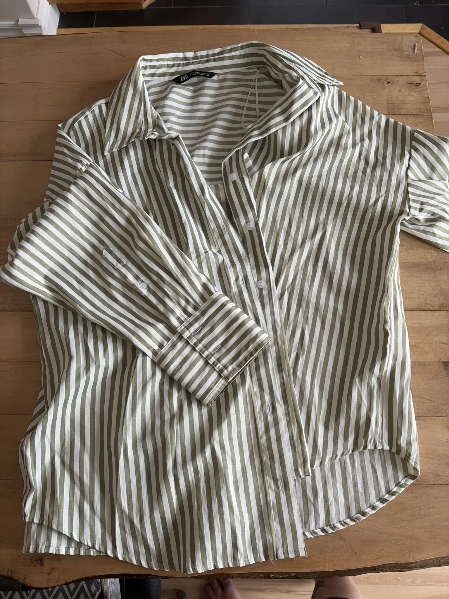 Featured image for Chemise rayée XL Zara
