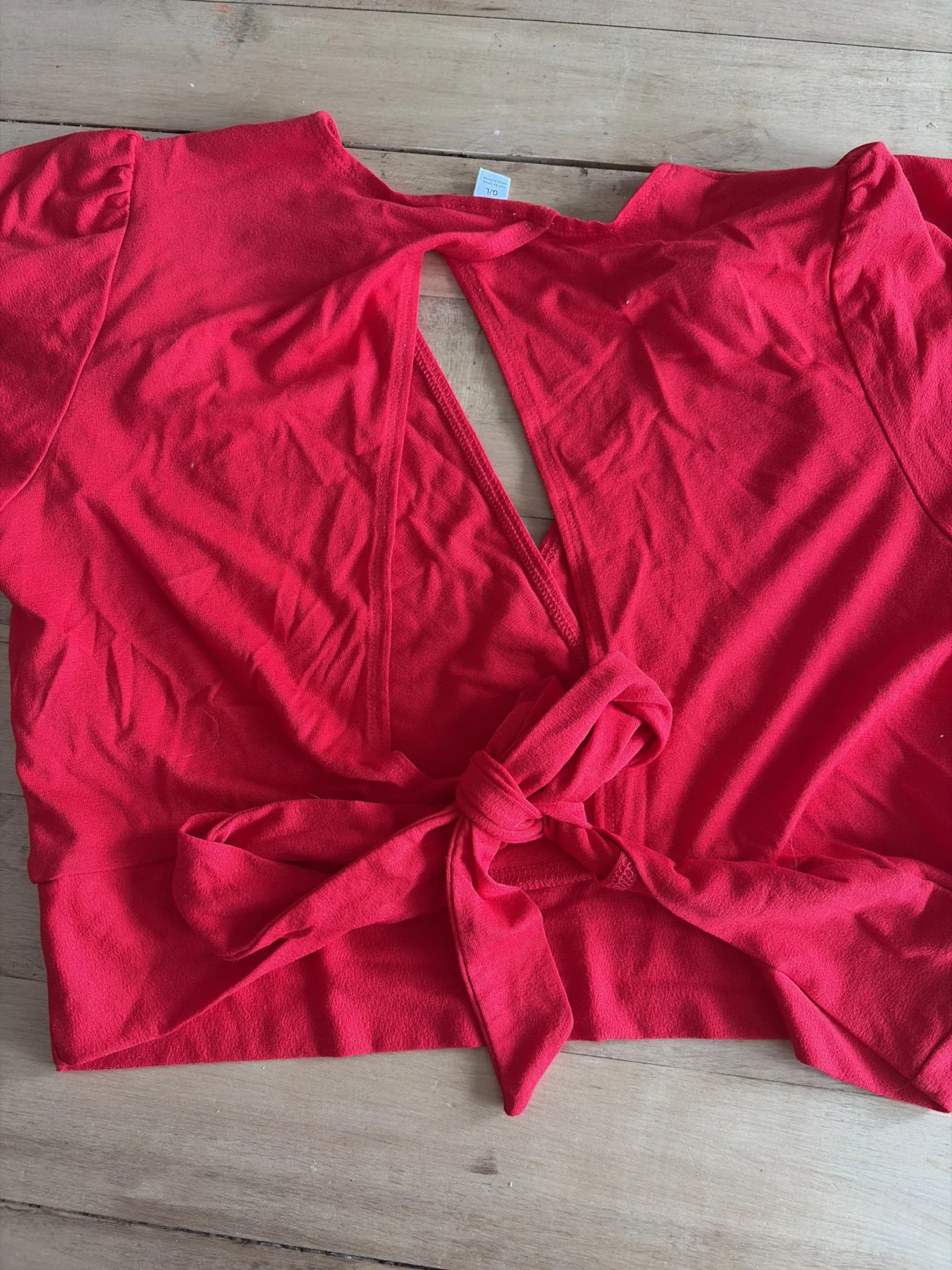 Image for Crop top devant croisé Garage L