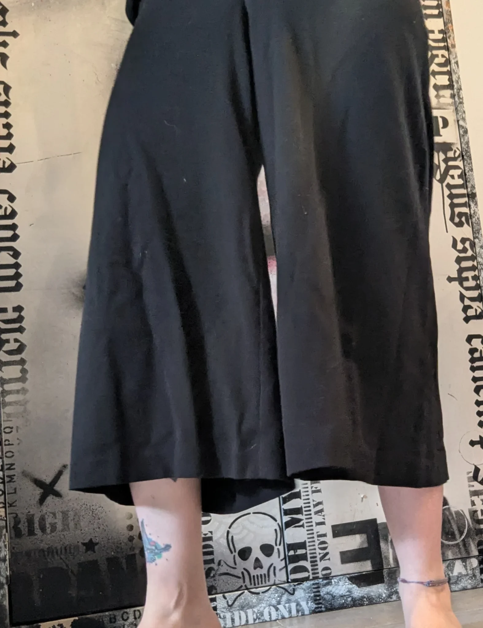 Image for Pantalon large noir