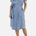 Featured thumbnail for Anna Style and Co chambray shirt dress