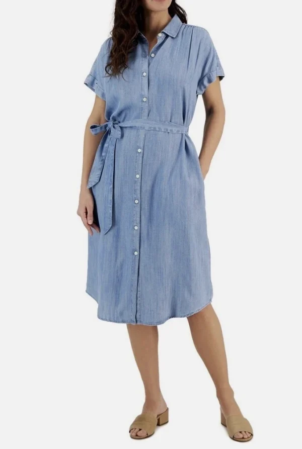 Featured image for Anna Style and Co chambray shirt dress