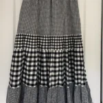 Featured thumbnail for Maxi skirt, JW Anderson x Uniqlo, in black and white gingham