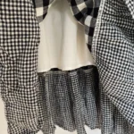 Thumbnail for Maxi skirt, JW Anderson x Uniqlo, in black and white gingham
