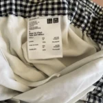 Thumbnail for Maxi skirt, JW Anderson x Uniqlo, in black and white gingham